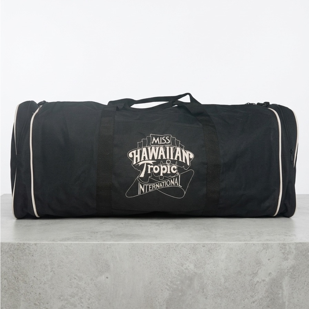 Miss Hawaiian Tropic Model Search Contest Duffle Bag Embroidered logo